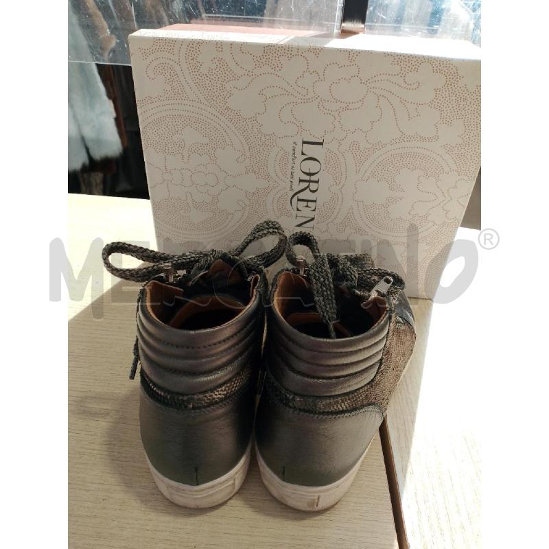 SCARPE DONNA LOREN NERE SQUAMATE  | Mercatino dell'Usato San giovanni teatino 3