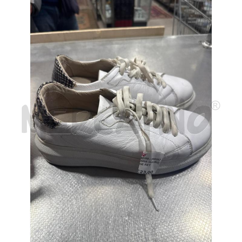 SCARPE DONNA MAURO FEDELI BIANCHE RETRO SERPENTATO | Mercatino dell'Usato San giovanni teatino 1