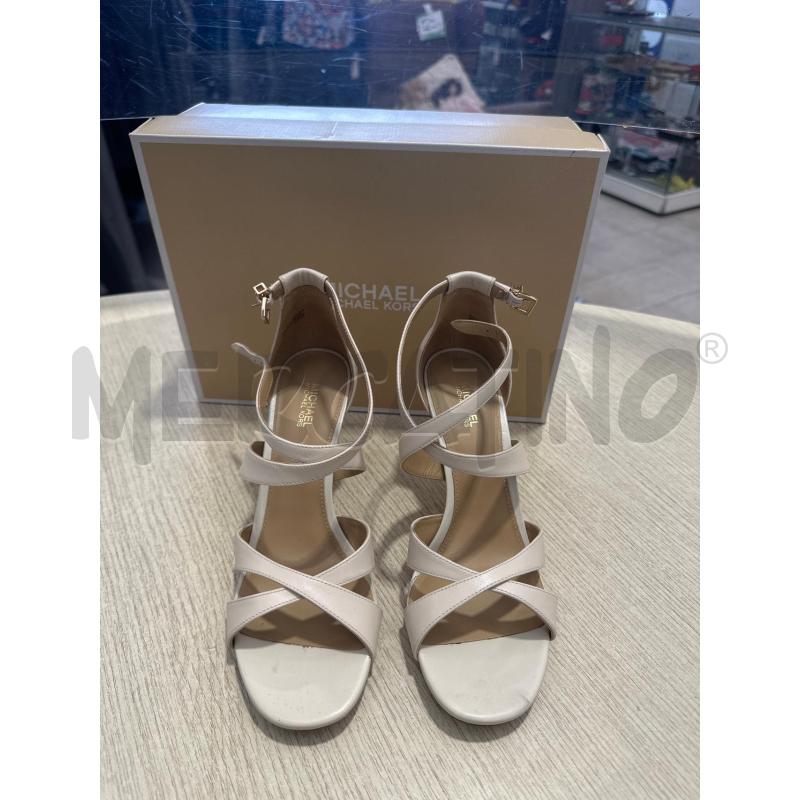 SCARPE DONNA MICHAEL KORS BIANCHE TACCO  | Mercatino dell'Usato San giovanni teatino 2