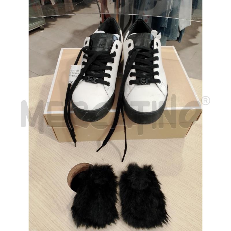 SCARPE DONNA MICHEAL KORS BIANCHE NERE  | Mercatino dell'Usato San giovanni teatino 2