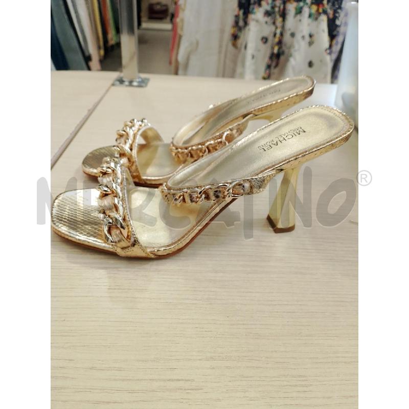SCARPE DONNA MICHEAL KORS DORATE TACCO | Mercatino dell'Usato San giovanni teatino 1