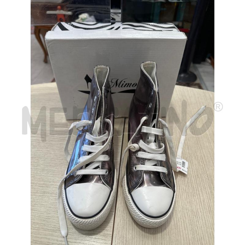 SCARPE DONNA MIMODA SATINATE ARGENTATE  | Mercatino dell'Usato San giovanni teatino 2
