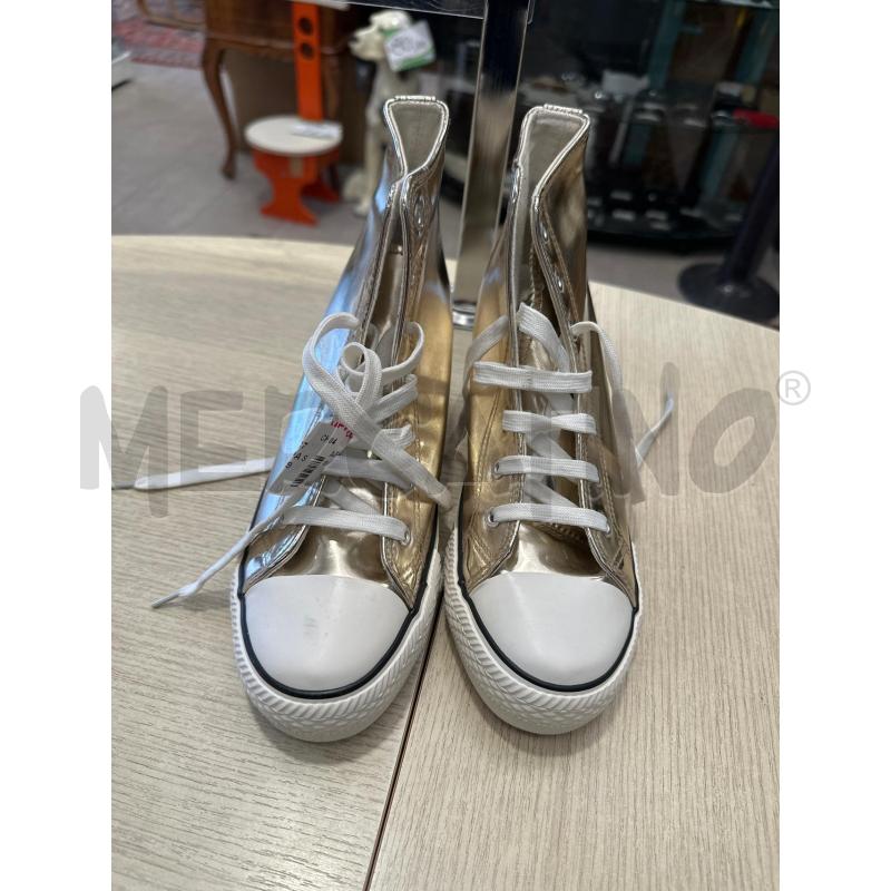 SCARPE DONNA MIMODA SATINATE DORATE | Mercatino dell'Usato San giovanni teatino 2