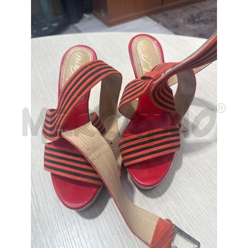 SCARPE DONNA MISS SIXTY TACCO ROSSE ARANCIO  | Mercatino dell'Usato San giovanni teatino 2