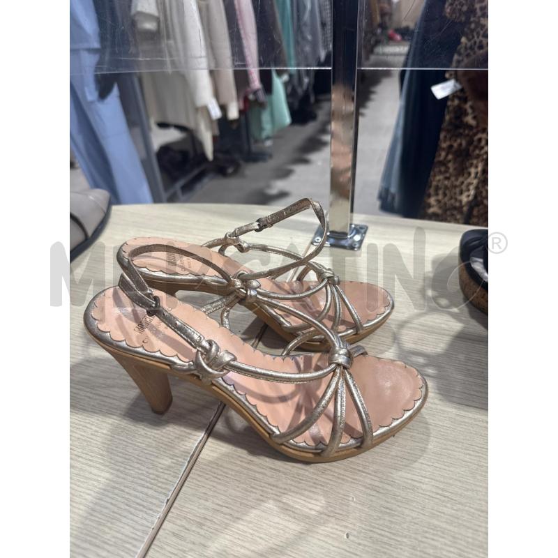 SCARPE DONNA MOSCHINO DORATE TACCO APERTE | Mercatino dell'Usato San giovanni teatino 1