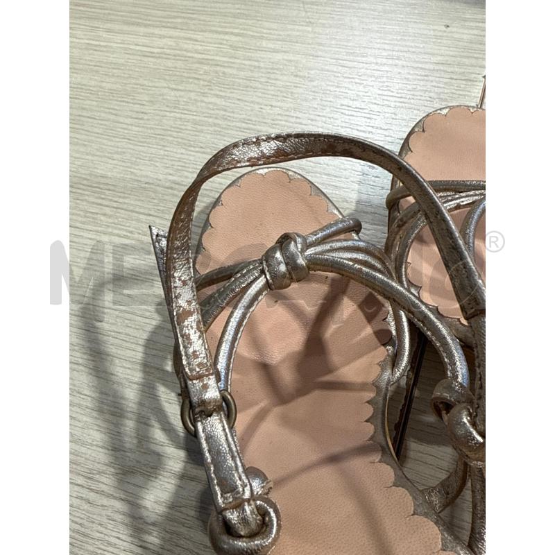 SCARPE DONNA MOSCHINO DORATE TACCO APERTE | Mercatino dell'Usato San giovanni teatino 4
