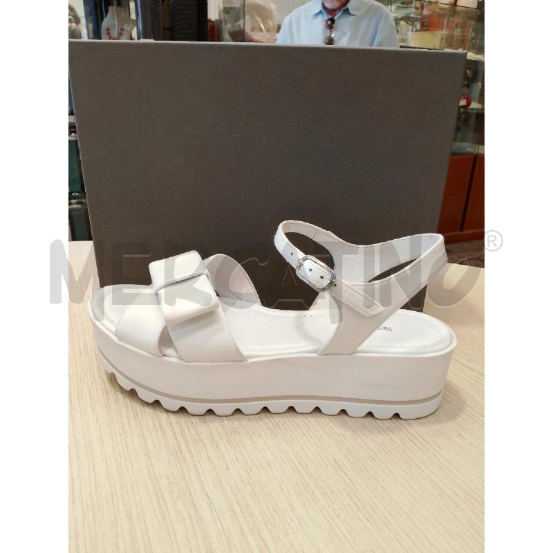SCARPE DONNA NERO GIARDINI BIANCHE APERTE | Mercatino dell'Usato San giovanni teatino 1