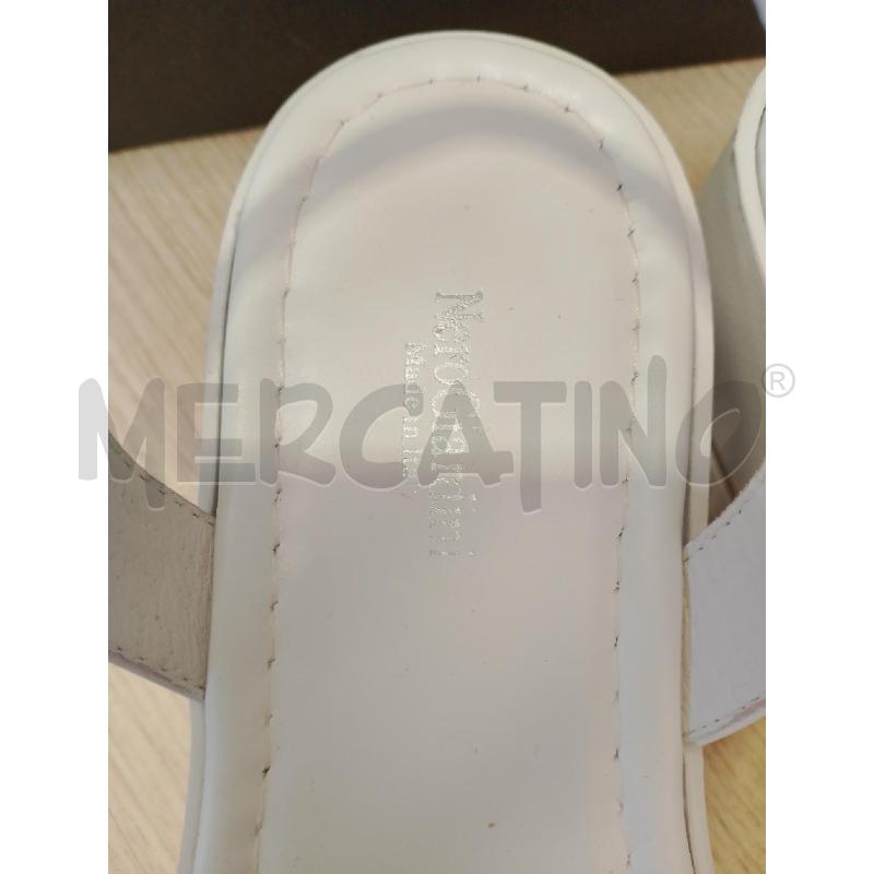SCARPE DONNA NERO GIARDINI BIANCHE APERTE | Mercatino dell'Usato San giovanni teatino 3