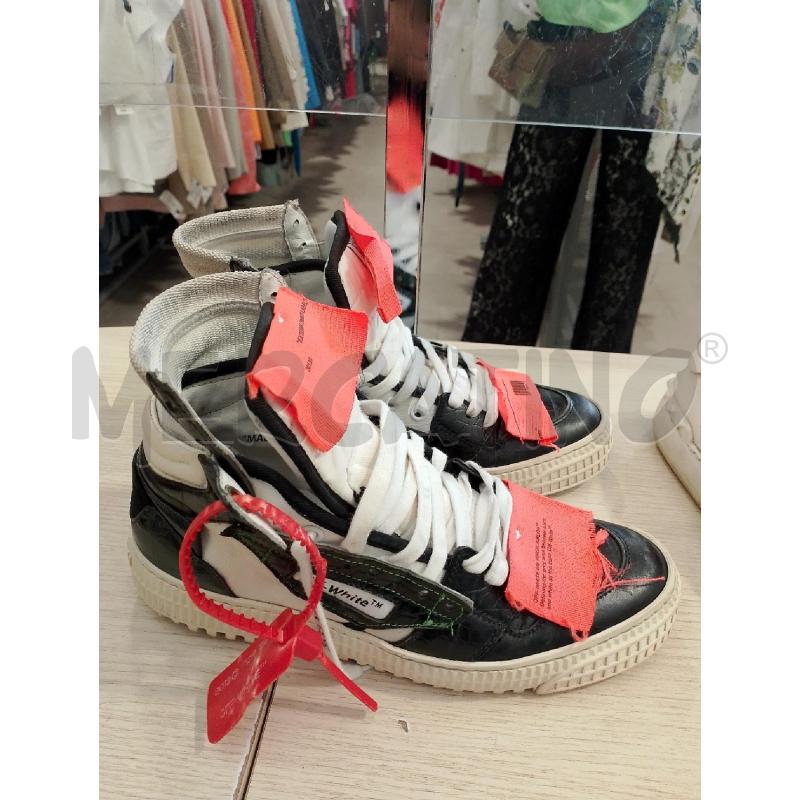 SCARPE DONNA OFF WHITE NERE BIANCHE ERANCIONI | Mercatino dell'Usato San giovanni teatino 1