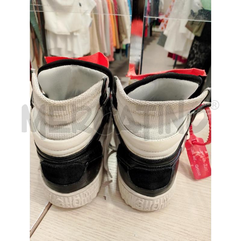 SCARPE DONNA OFF WHITE NERE BIANCHE ERANCIONI | Mercatino dell'Usato San giovanni teatino 3