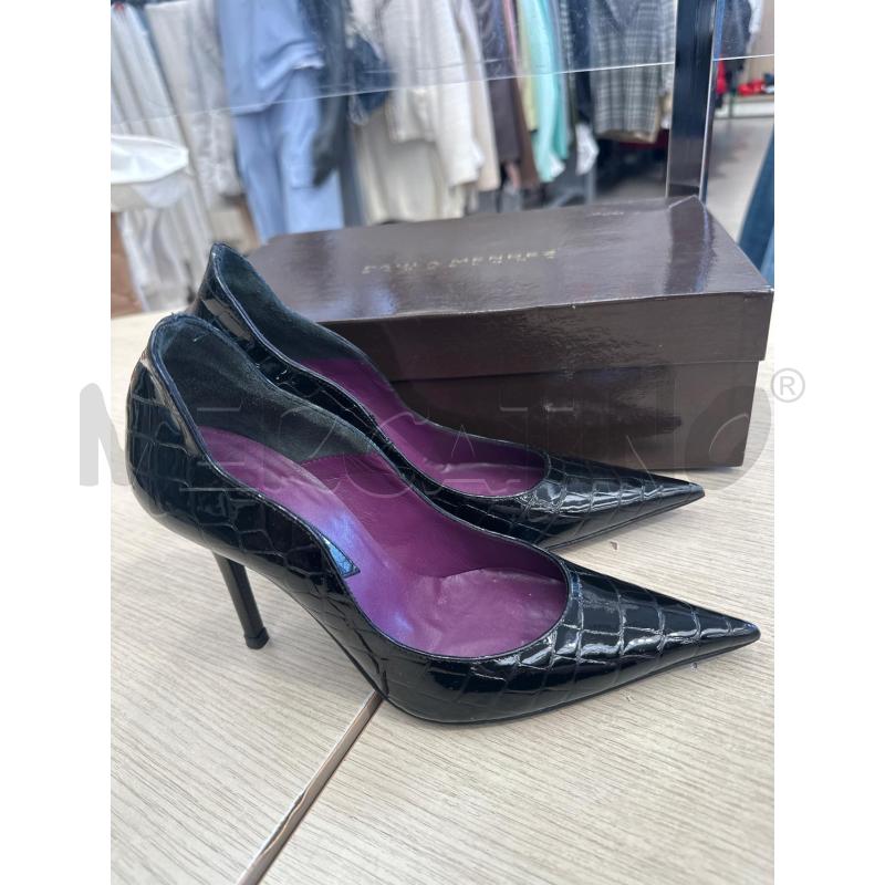 SCARPE DONNA PAULA MENDEZ COCCODRILLATE NERE | Mercatino dell'Usato San giovanni teatino 2