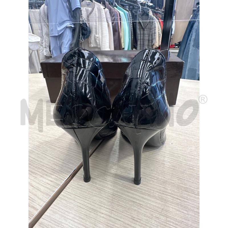 SCARPE DONNA PAULA MENDEZ COCCODRILLATE NERE | Mercatino dell'Usato San giovanni teatino 3