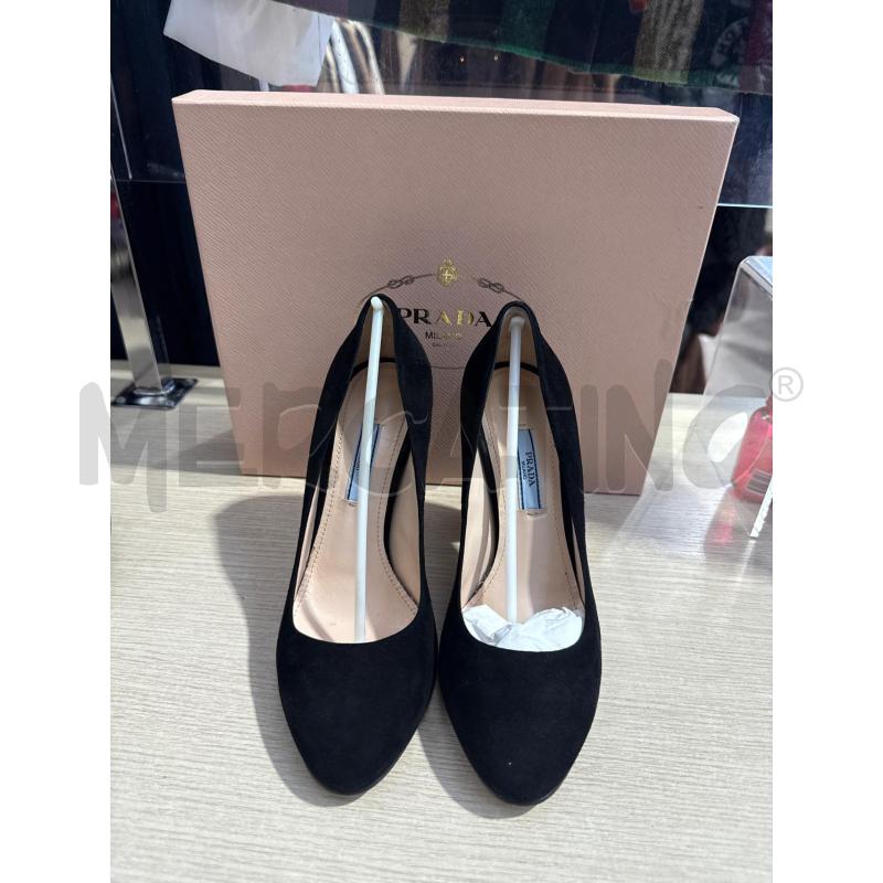 SCARPE DONNA PRADA NERE CAMOSCIO TG38.5 | Mercatino dell'Usato San giovanni teatino 2