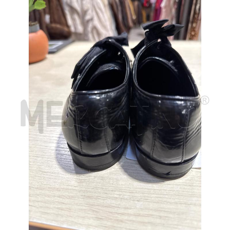 SCARPE DONNA PRADA NERE LUCIDE FIOCCHETO  | Mercatino dell'Usato San giovanni teatino 3