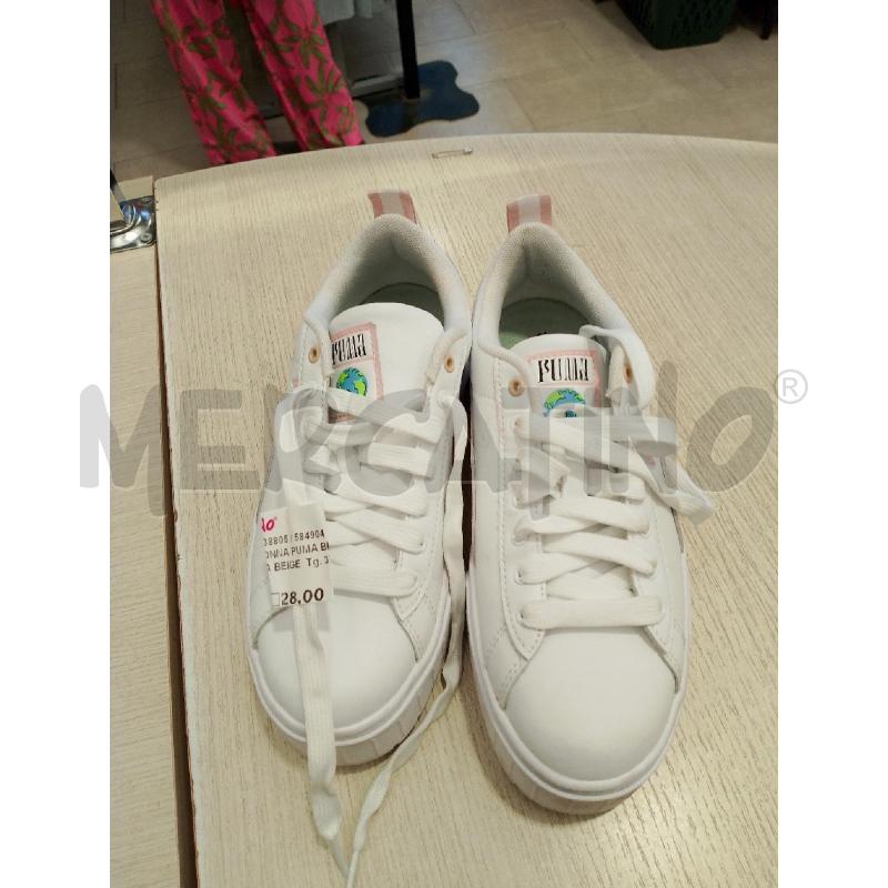 SCARPE DONNA PUMA BIANCHE ROSA BEIGE | Mercatino dell'Usato San giovanni teatino 2