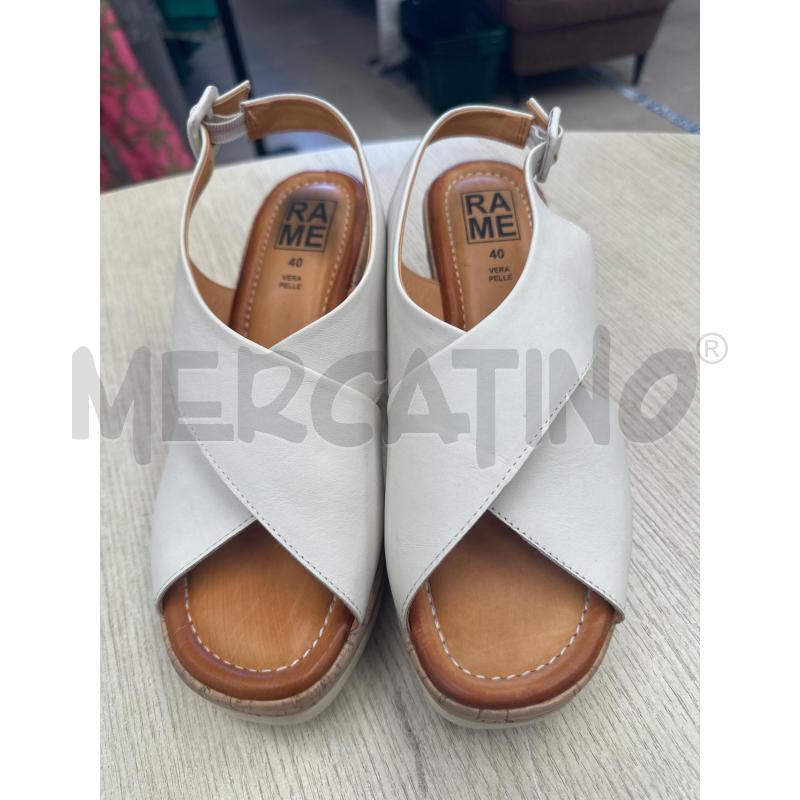 SCARPE DONNA RAME BIANCHE TG 40 | Mercatino dell'Usato San giovanni teatino 2