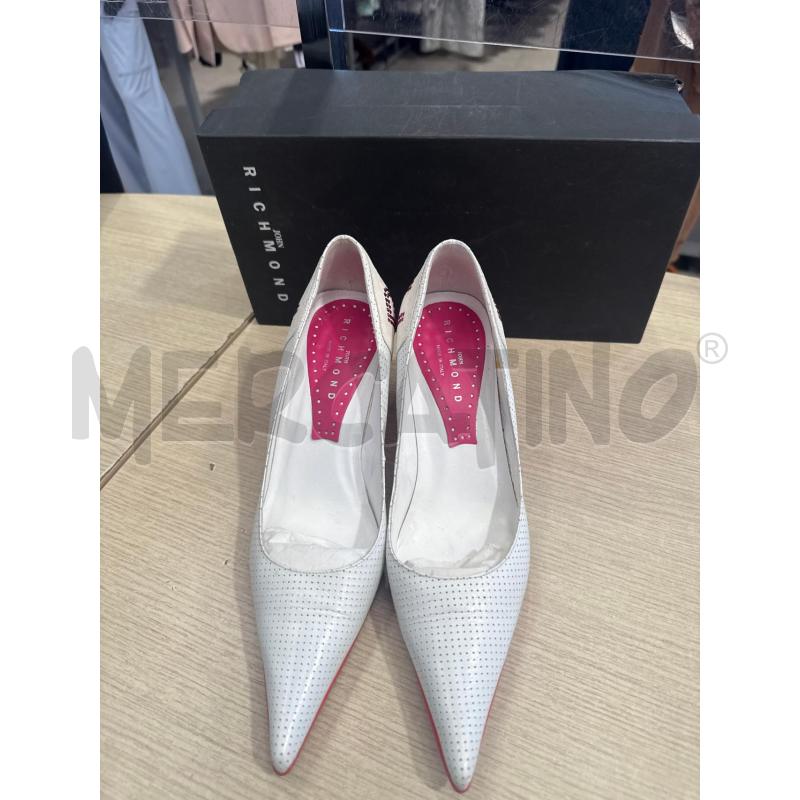 SCARPE DONNA RICHMOND BIANCHE TRAFORATE DETT FUCSIA | Mercatino dell'Usato San giovanni teatino 2