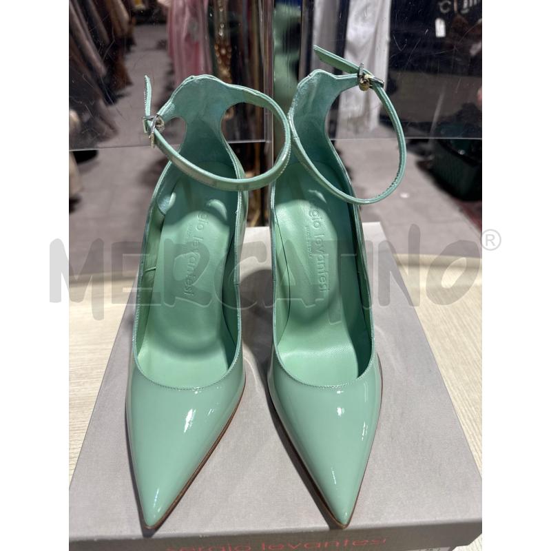 SCARPE DONNA SERGIO LEVANTESI VERDE ACQUA | Mercatino dell'Usato San giovanni teatino 3