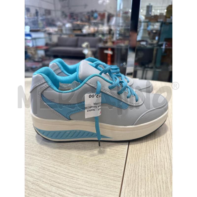 SCARPE DONNA SMARCHIATE GRIGIE AZZURRE  | Mercatino dell'Usato San giovanni teatino 1
