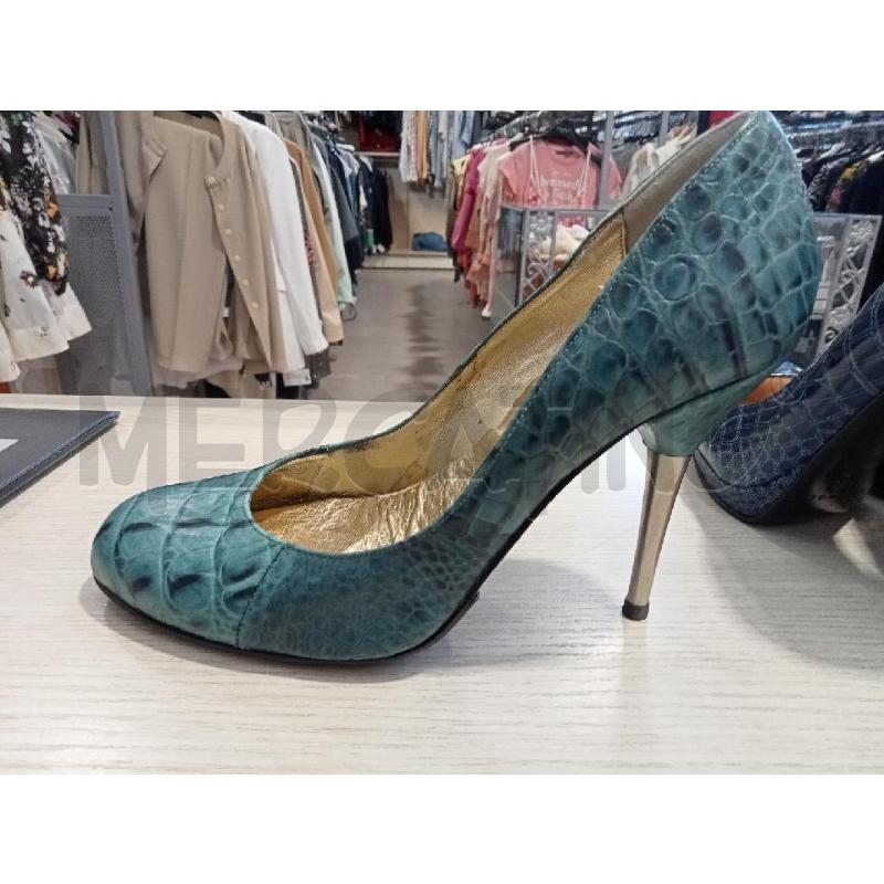 SCARPE DONNA SPAZIO MODA AZZURRE ANIMALIER TG 39 | Mercatino dell'Usato San giovanni teatino 1