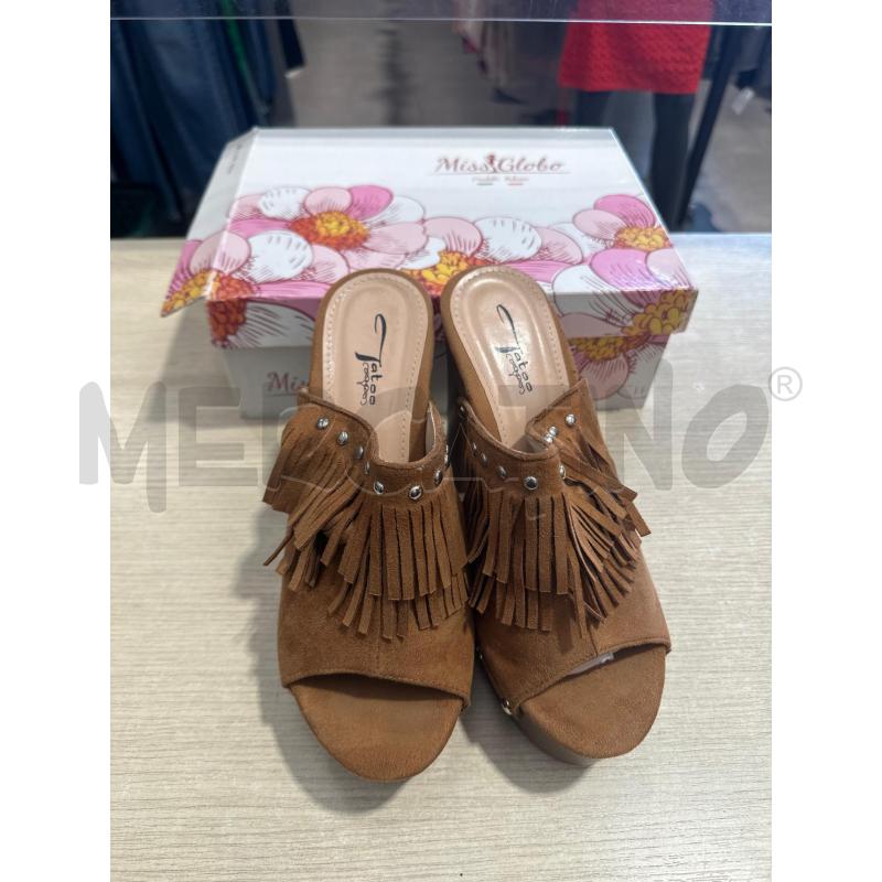 SCARPE DONNA TATOO MARRONI SCAMOSCIATE FRANGE  | Mercatino dell'Usato San giovanni teatino 2