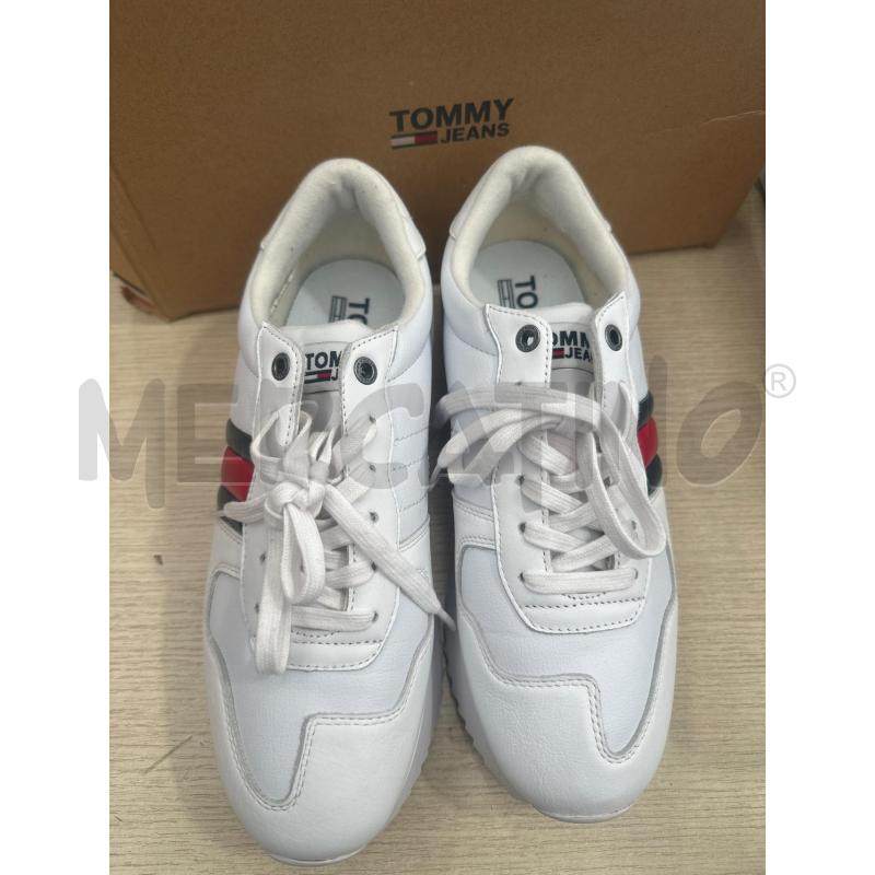 SCARPE DONNA TOMMY JEANS BIANCHE TG 39 | Mercatino dell'Usato San giovanni teatino 2