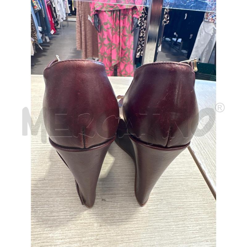 SCARPE DONNA TWIN SET MARRONI TRAFORATE ZEPPA TG 37 | Mercatino dell'Usato San giovanni teatino 3
