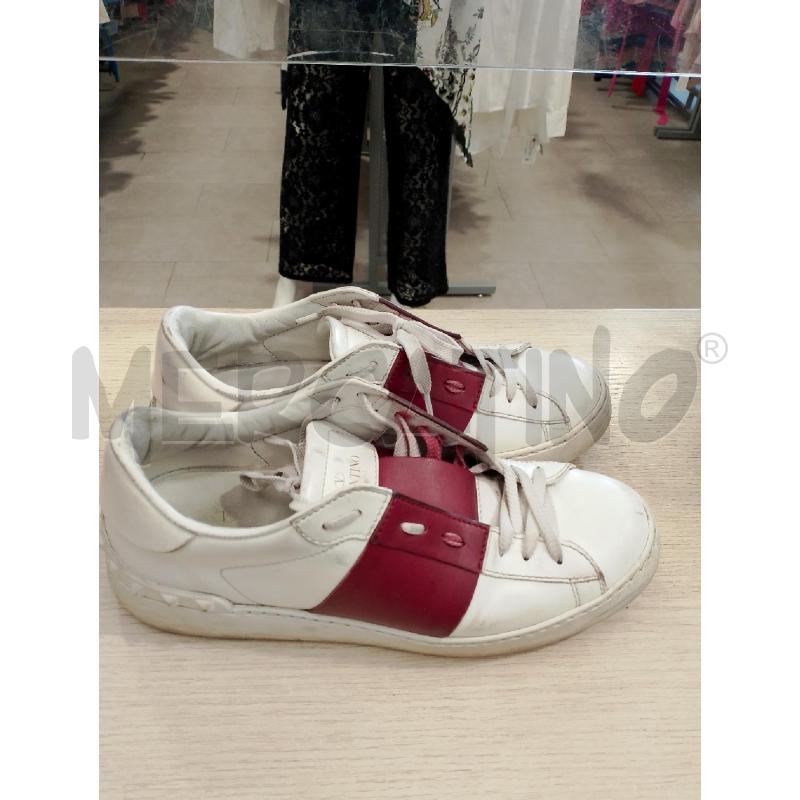 SCARPE DONNA VALENTINO BIANCHE BORDEAUX | Mercatino dell'Usato San giovanni teatino 1