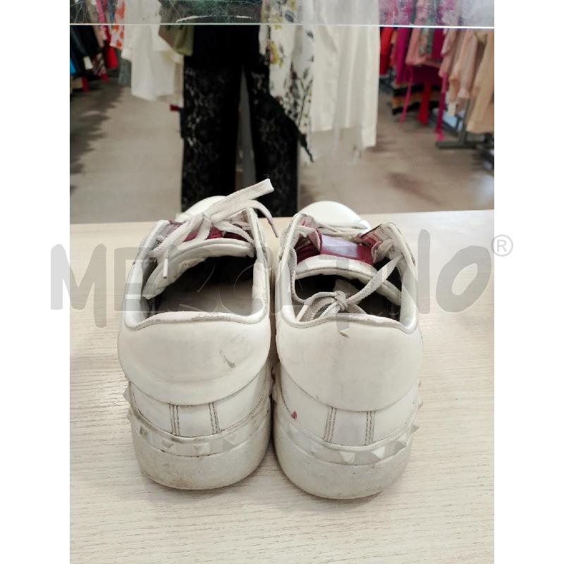 SCARPE DONNA VALENTINO BIANCHE BORDEAUX | Mercatino dell'Usato San giovanni teatino 3