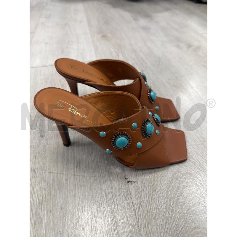 SCARPE DONNA VIA ROMA MARRONI PIETRINE TURCHESI | Mercatino dell'Usato San giovanni teatino 1