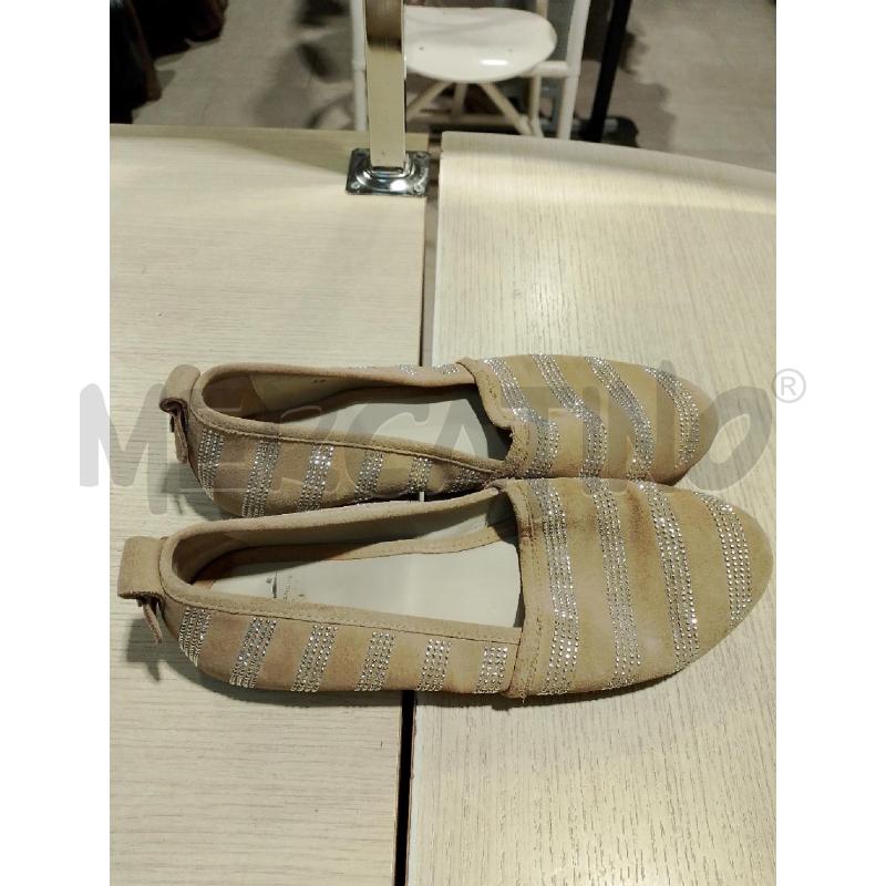 SCARPE DONNA VOILE BLANCHE BEIGE STRASS | Mercatino dell'Usato San giovanni teatino 1