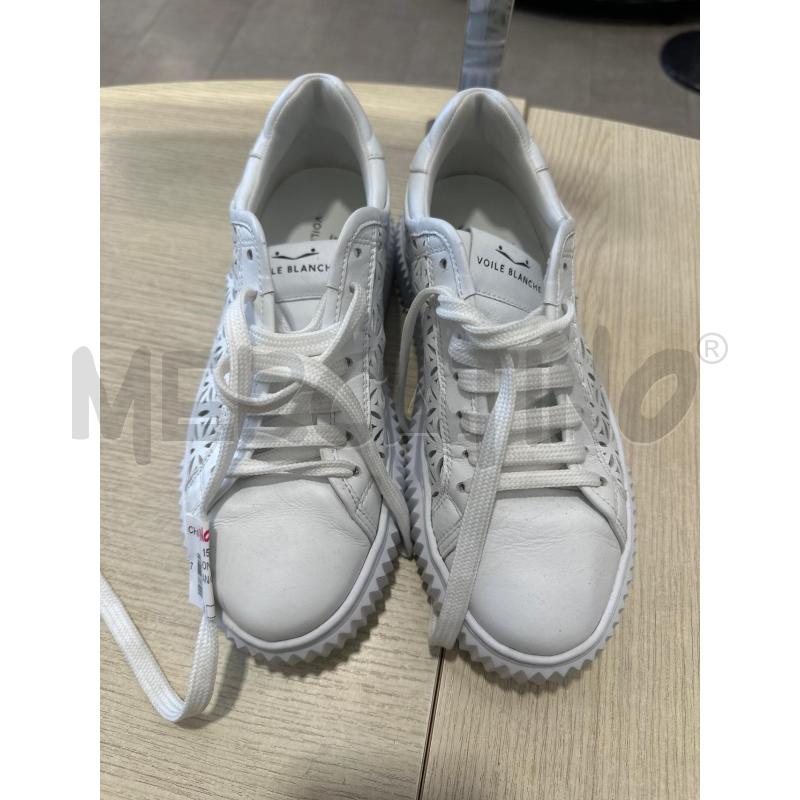 SCARPE DONNA VOILE BLANCHE BIANCHE TRAFORATE | Mercatino dell'Usato San giovanni teatino 2