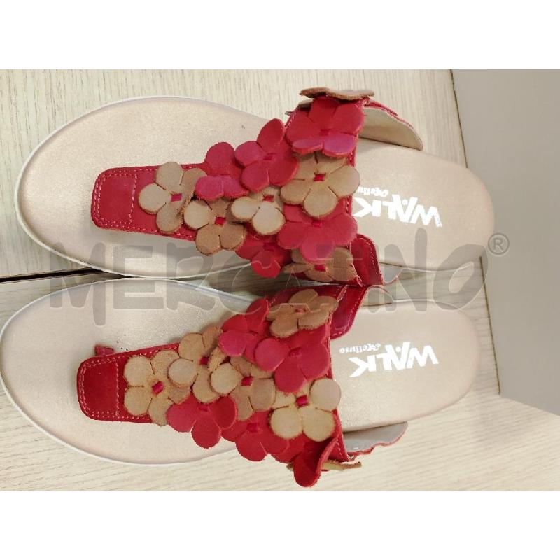 SCARPE DONNA WALK ROSSE FIORE | Mercatino dell'Usato San giovanni teatino 2