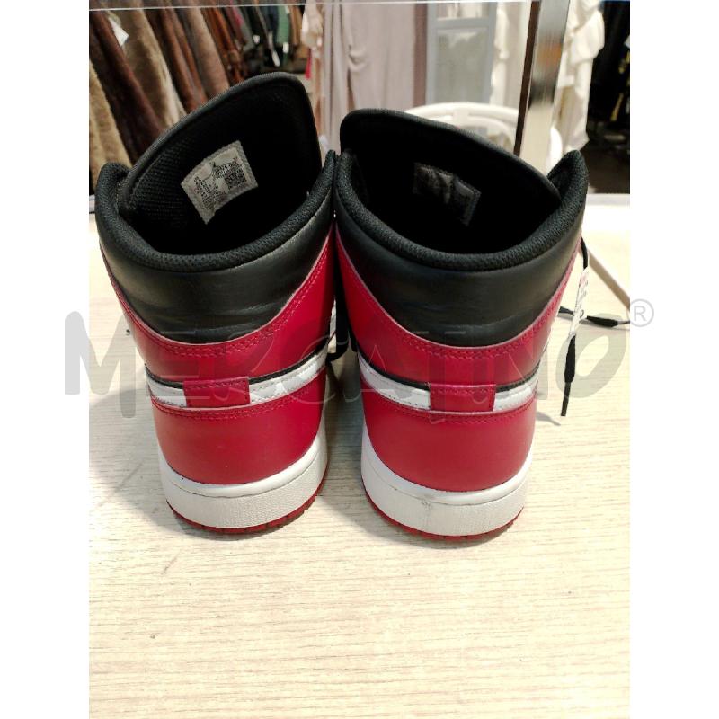 SCARPE UOMO AIR JORDAN BIANCHE ROSSE  | Mercatino dell'Usato San giovanni teatino 3