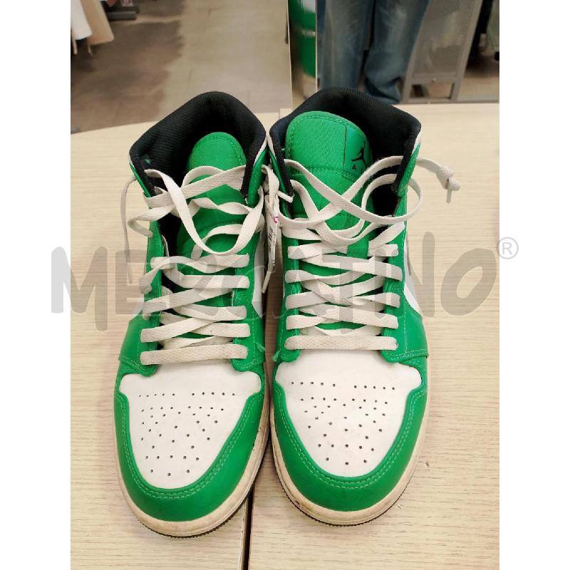 SCARPE UOMO AIR JORDAN BIANCHE VERDI TG 42 | Mercatino dell'Usato San giovanni teatino 2