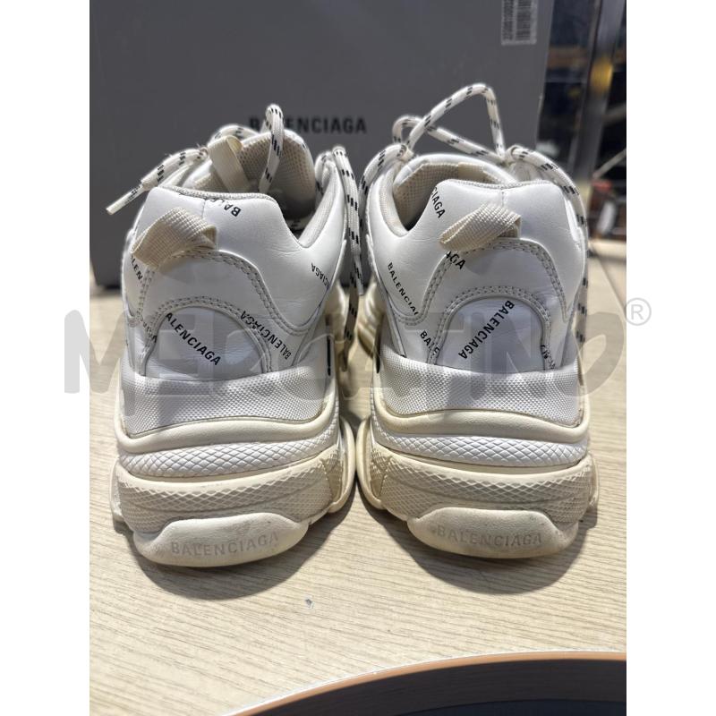 SCARPE UOMO BALENCIAGA TRIPLE S BIANCA E NERA TG42 | Mercatino dell'Usato San giovanni teatino 3