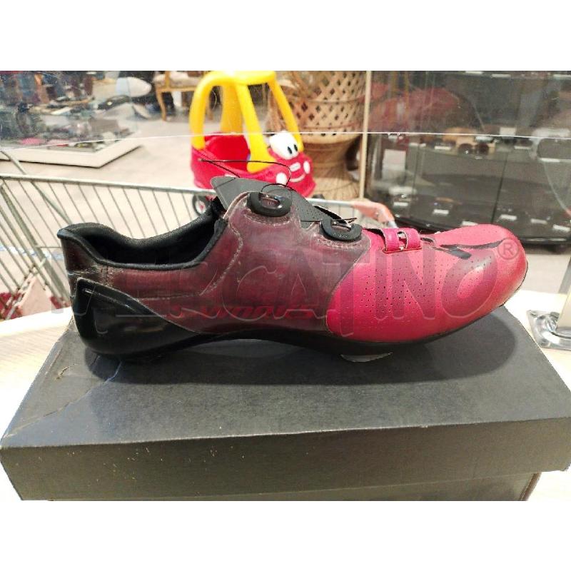 SCARPE UOMO BICI ROSSE BORDEAUX N 40 | Mercatino dell'Usato San giovanni teatino 1