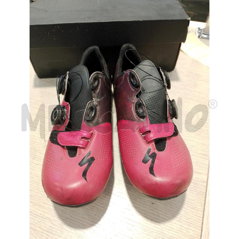 SCARPE UOMO BICI ROSSE BORDEAUX N 40 | Mercatino dell'Usato San giovanni teatino 2