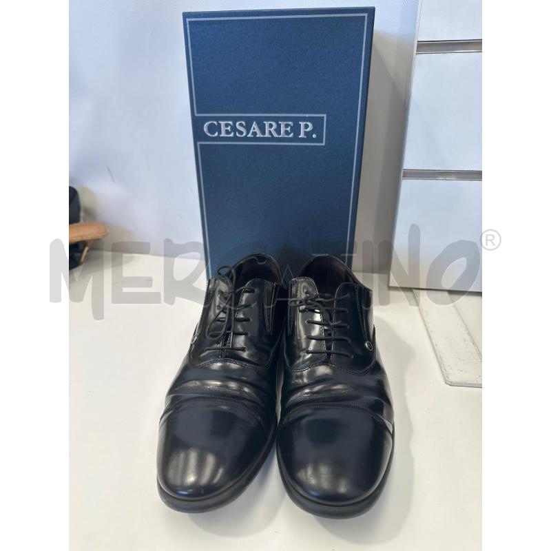 SCARPE UOMO CESARE P. NERE LUCIDE  | Mercatino dell'Usato San giovanni teatino 2