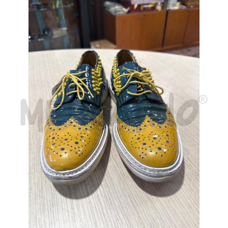 SCARPE UOMO CESARE PACIOTTI GIALLE E VERDI TG 5 | Mercatino dell'Usato San giovanni teatino 2