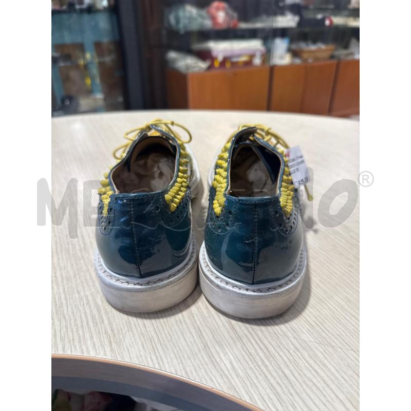 SCARPE UOMO CESARE PACIOTTI GIALLE E VERDI TG 5 | Mercatino dell'Usato San giovanni teatino 3