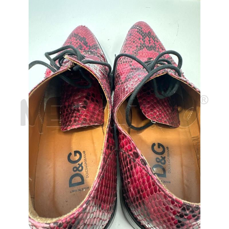SCARPE UOMO D&G ROSSE E NERE SERPENTE | Mercatino dell'Usato San giovanni teatino 5