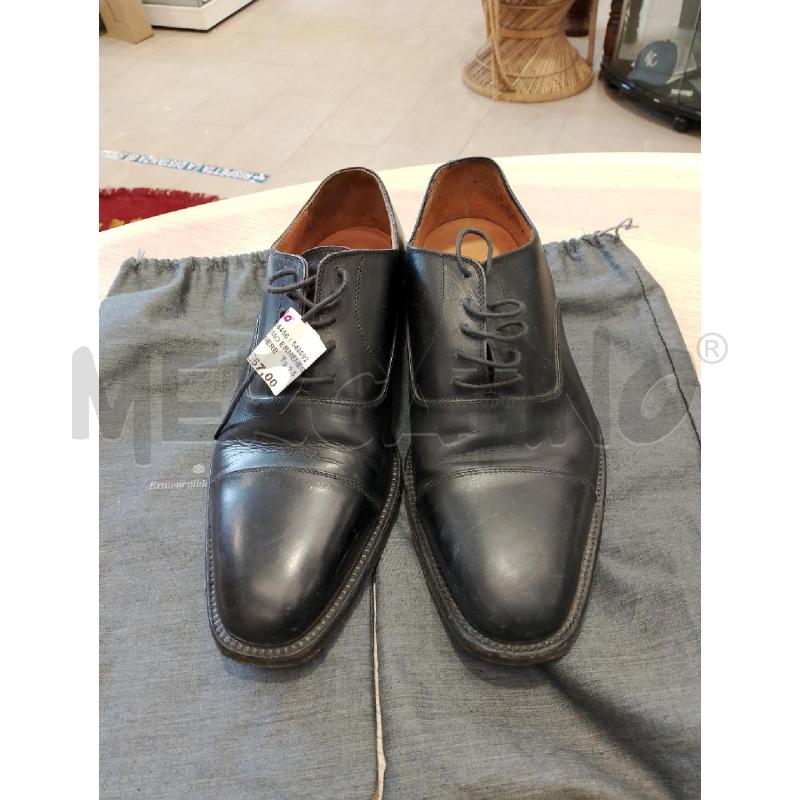 SCARPE UOMO ERMENEGILDO ZEGNA NERE  | Mercatino dell'Usato San giovanni teatino 2
