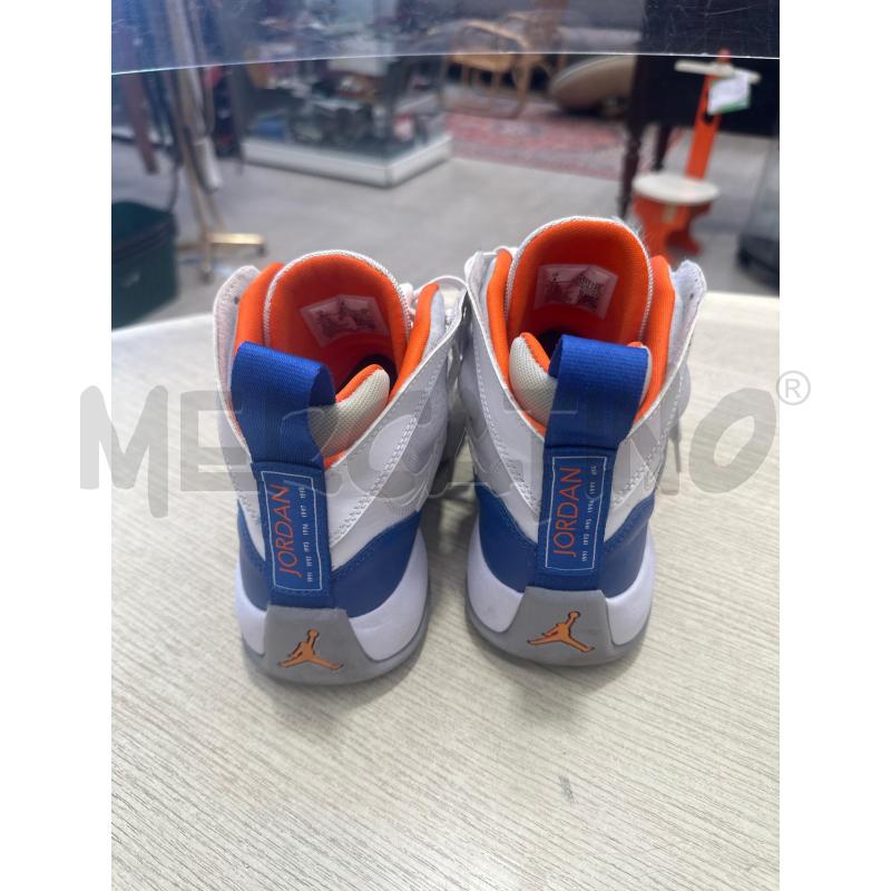 SCARPE UOMO JORDAN BIANCHE AZZURRE ARANCIONI | Mercatino dell'Usato San giovanni teatino 3