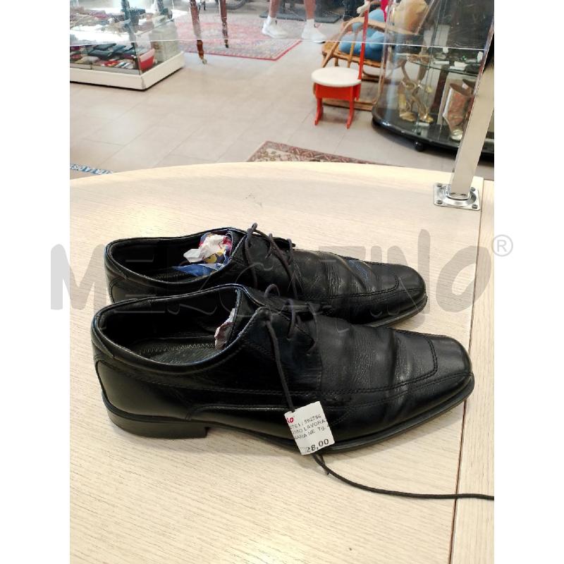 SCARPE UOMO LAVORAZIIONE ARTIGIANA NERE  | Mercatino dell'Usato San giovanni teatino 1