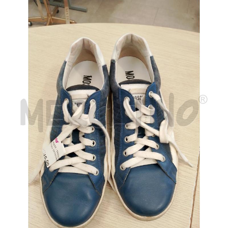 SCARPE UOMO MOSCHINO AZZURRE | Mercatino dell'Usato San giovanni teatino 2