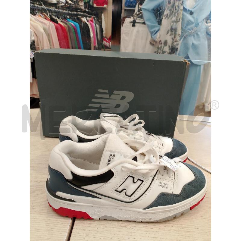 SCARPE UOMO NB BIANCHE BLU  | Mercatino dell'Usato San giovanni teatino 1