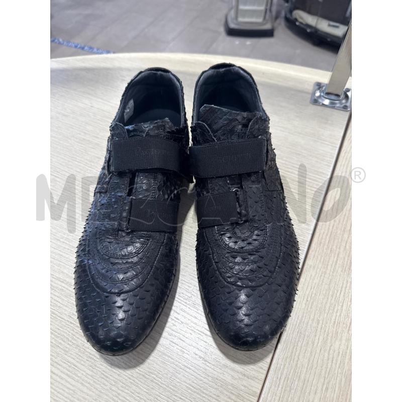 SCARPE UOMO PACIOTTI 4US NERE PELLE SERPENTE | Mercatino dell'Usato San giovanni teatino 2