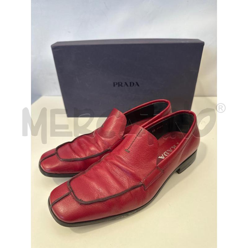 SCARPE UOMO PRADA ROSSE TG6 | Mercatino dell'Usato San giovanni teatino 1