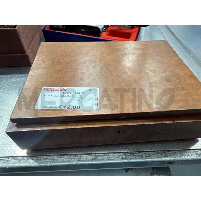 SCATOLA LEGNO  | Mercatino dell'Usato San giovanni teatino 1